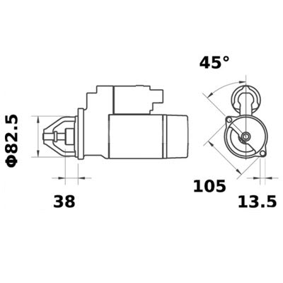 Bild von Anlasser 12 V 3.1 kW