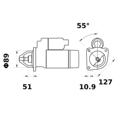 Bild von Anlasser 12 V 4.2 kW