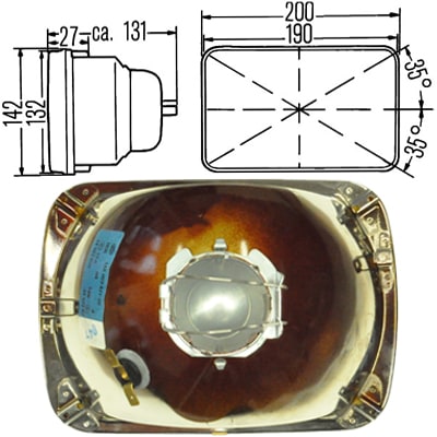 Scheinwerfer-Einsatz H4 Hella