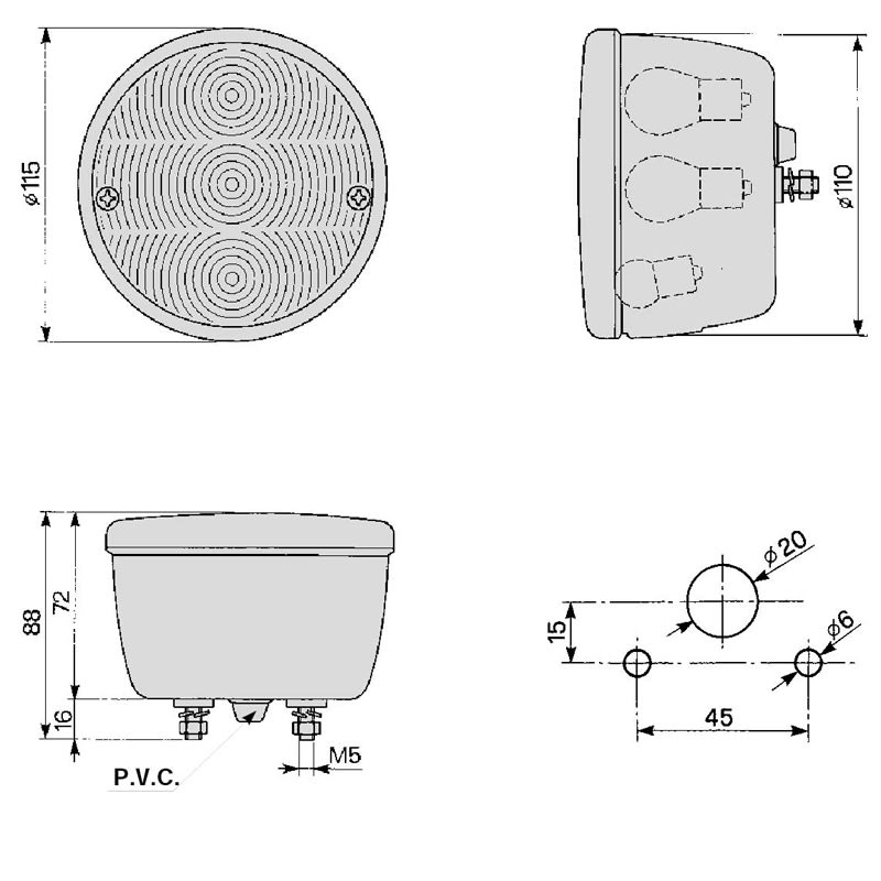 Bild von Schlussleuchte Cobo