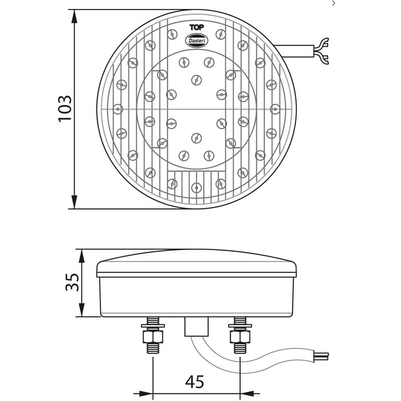 Bild von LED Schlussleuchte Dasteri
