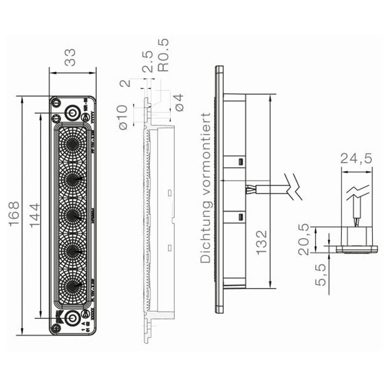LED Schlussleuchte Posipoint IV
