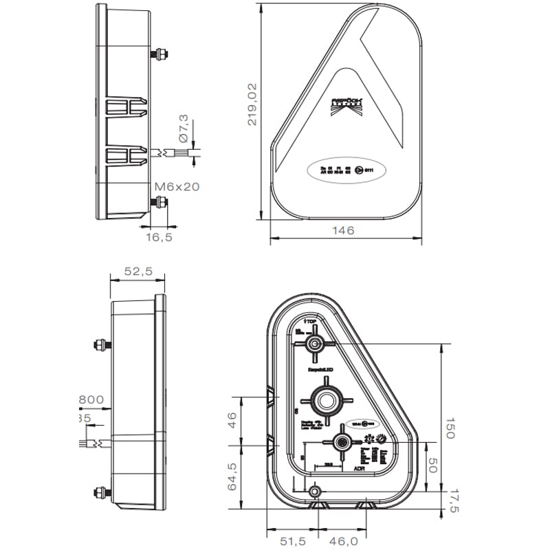 Bild von LED Schlussleuchte Aspöck