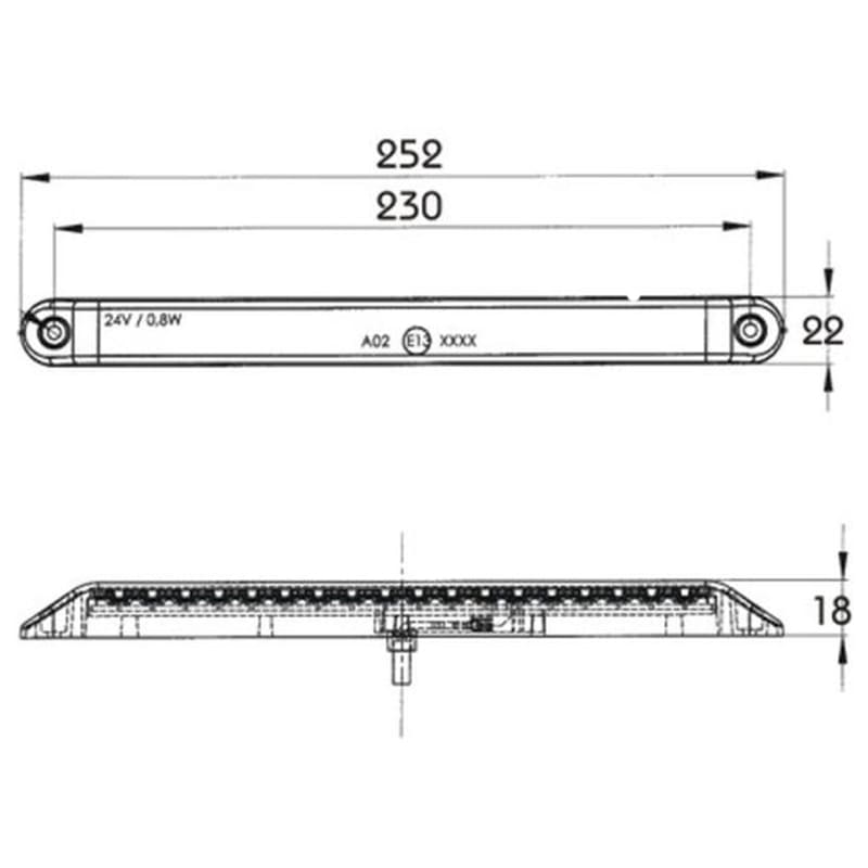 Bild von LED Schlussleuchte Proplast