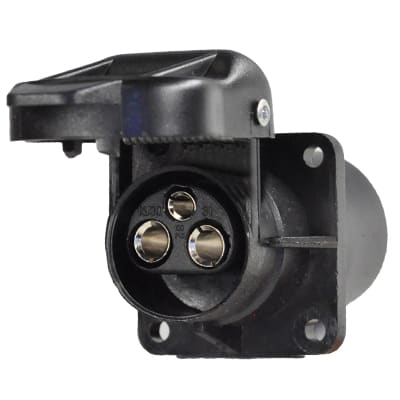 COB Steckdose mit Flachsteckanschlüssen