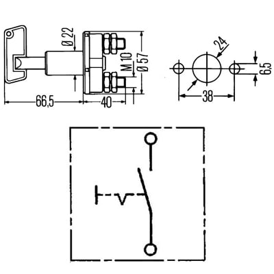 Bild von Batterietrennschalter 50 A