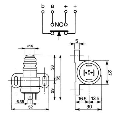 Bild von Druckstiftschalter Wechsler