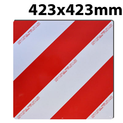 Bild von Warntafelsatz verzinkt