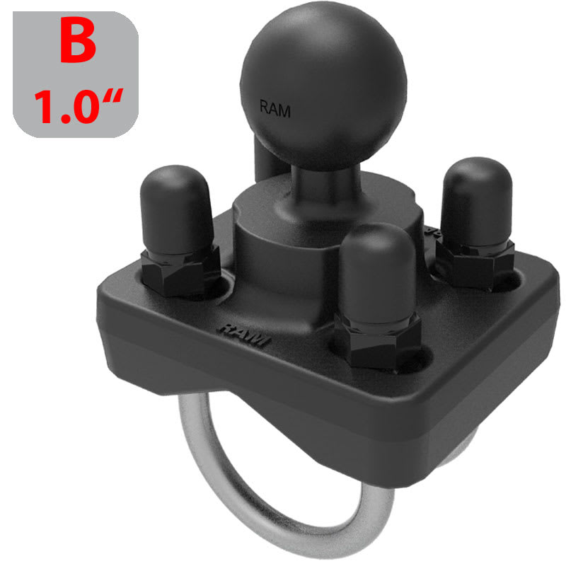 Basisplatte mit Rohrschelle