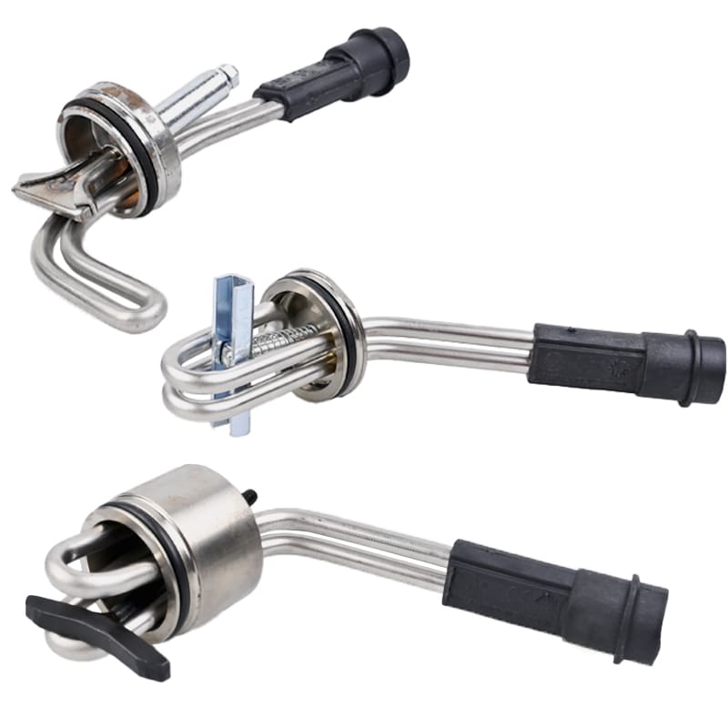 Pressheizer mit Widerhaken