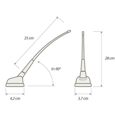 Bild von Gummiantenne AM / FM / DAB+ ready