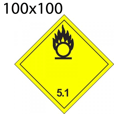 Bild von Gefahrgutetikette 100x100