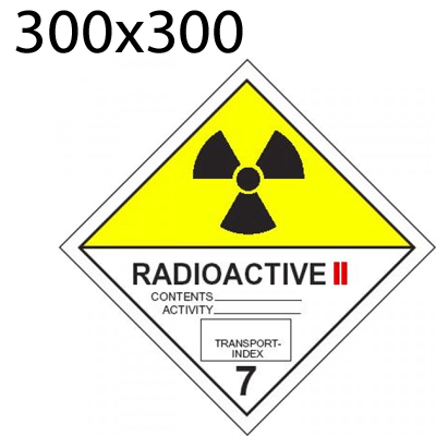 Bild von Gefahrgutetikette 300x300