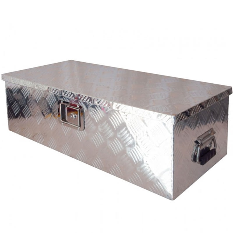 Aluminium-Staubox oder Werkzeugkiste