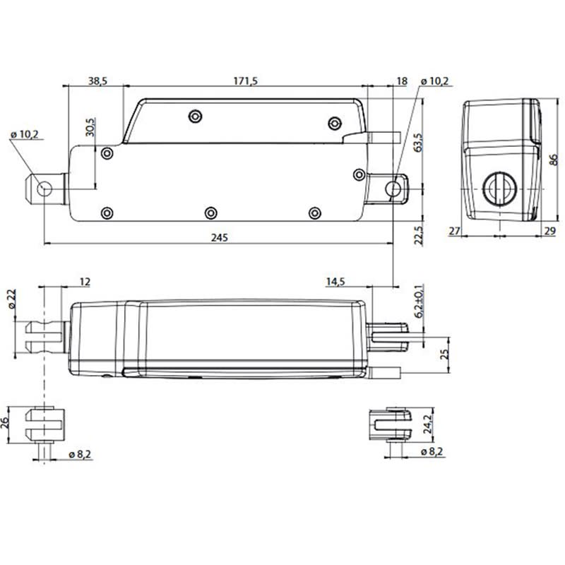 Stellmotor Linak für WEST95