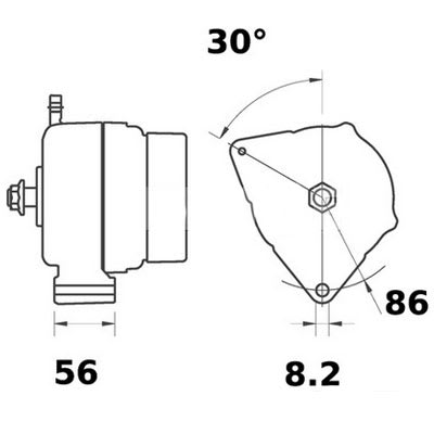 Bild von Alternator 12V 70A