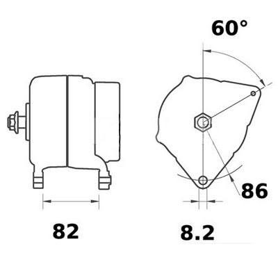 Bild von Alternator 12 V 95 A