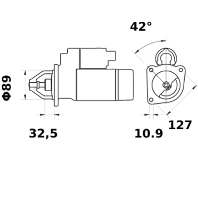 Bild von Anlasser 12 V 3.2 kW