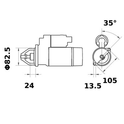 Bild von Anlasser 12 V 2.7 kW