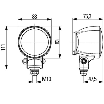 Bild von Arbeitsscheinwerfer Hella H3