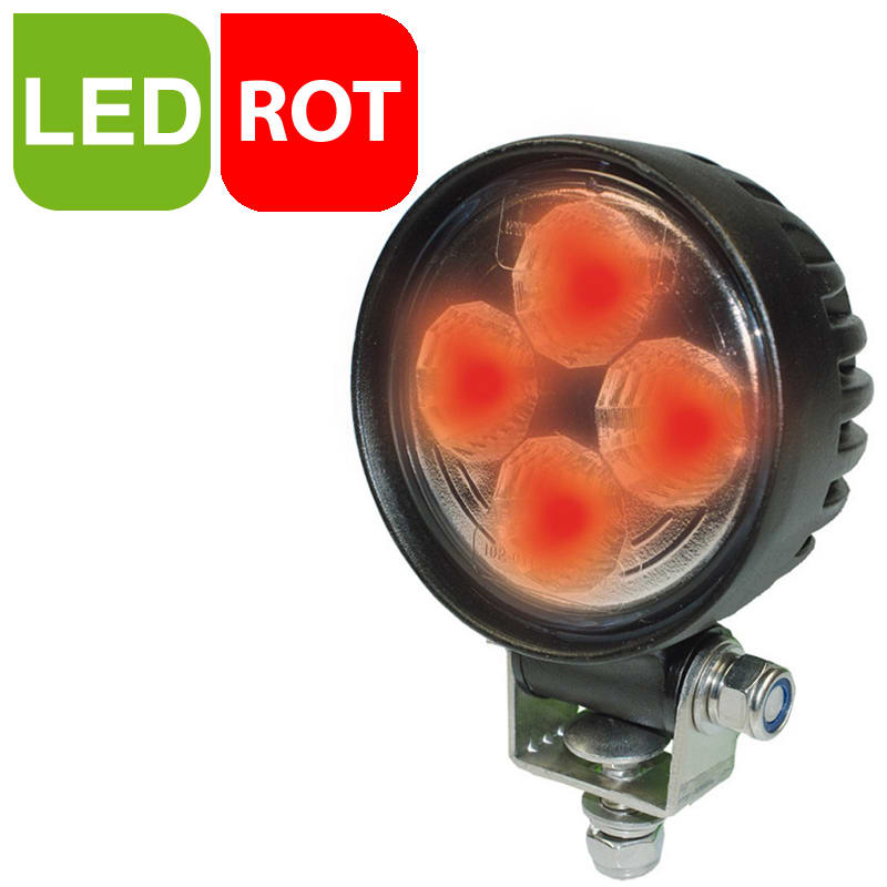 Bild von LED Arbeitsscheinwerfer ROT 12 - 24 V