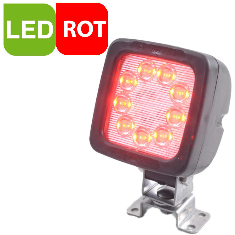Bild von LED Arbeitsscheinwerfer ROT 12 - 24 V