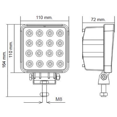 Bild von Arbeitsscheinwerfer LED