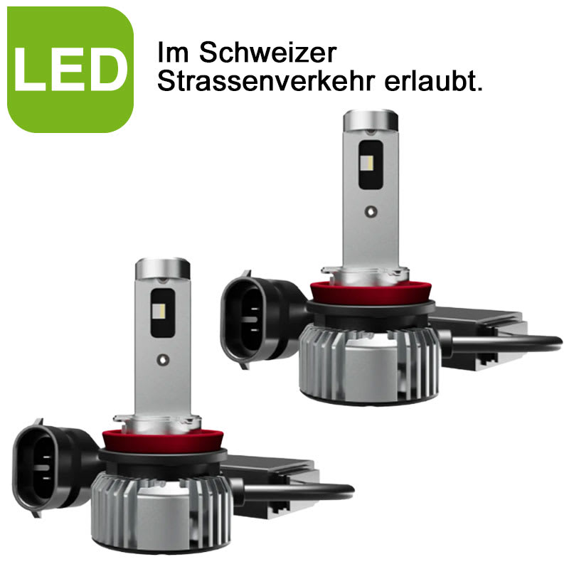 Bild von LED-Glühlampe H11 12V 2 Stück