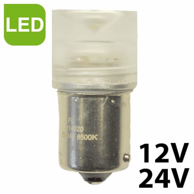 Bild von LED Lampe 12 / 24 V BA15s R5W