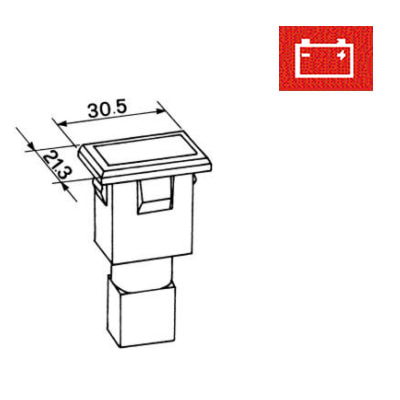 Bild von Kontrollleuchte Batterie