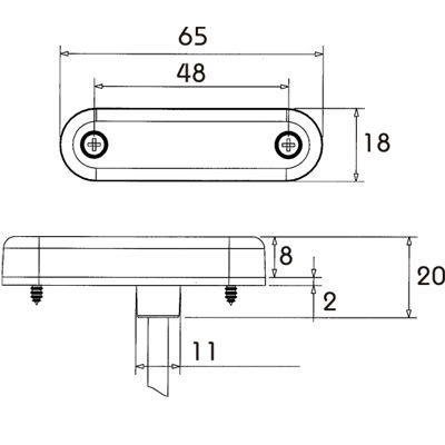 Bild von Positionsleuchte Proplast 12/24V