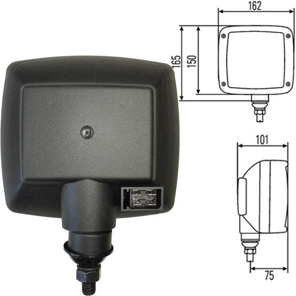 Bild von Scheinwerfer-Aufbau Hella