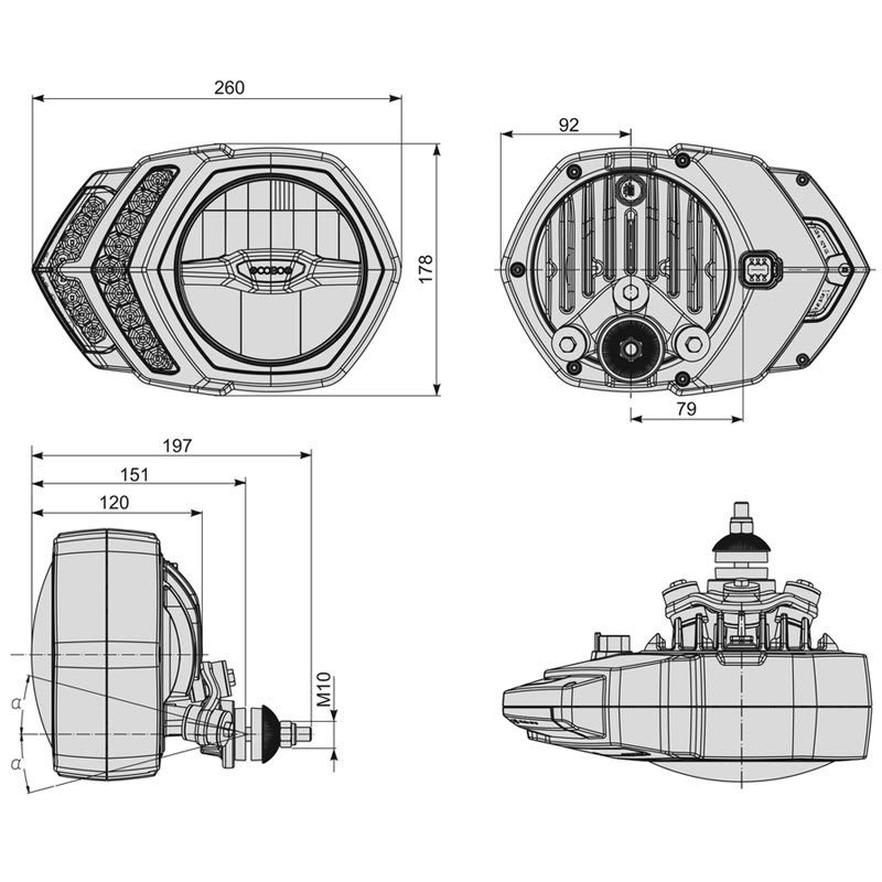 Bild von Scheinwerfer-Blinkkombination LED