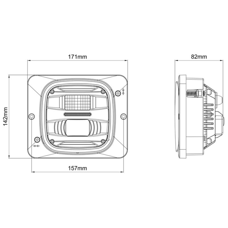 Bild von LED Hauptscheinwerfer 12-24V