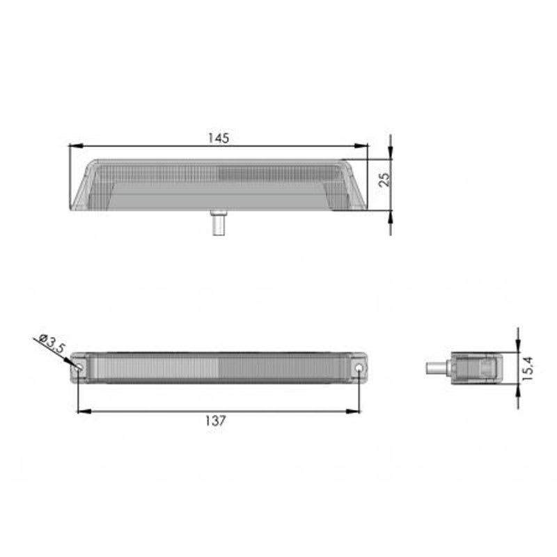 Bild von LED Rückfahr- Nebelschlussleuchte PRO-MIDI-CAN
