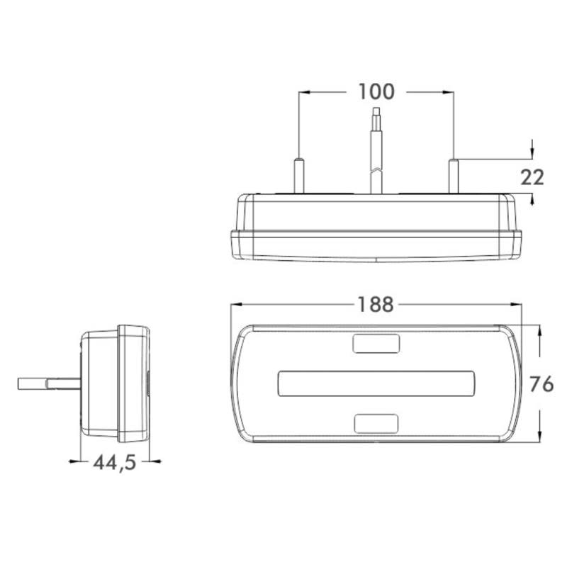 Bild von LED Schlussleuchte Proplast