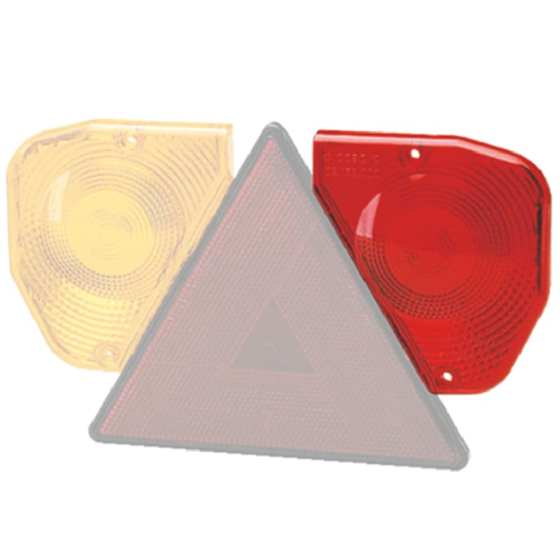 Ersatzglas rot links