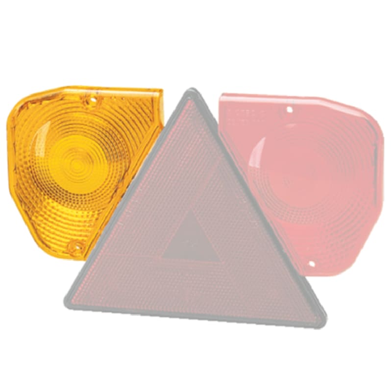 Ersatzglas orange links