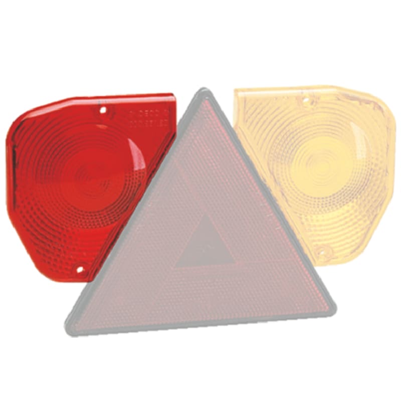 Ersatzglas rot rechts
