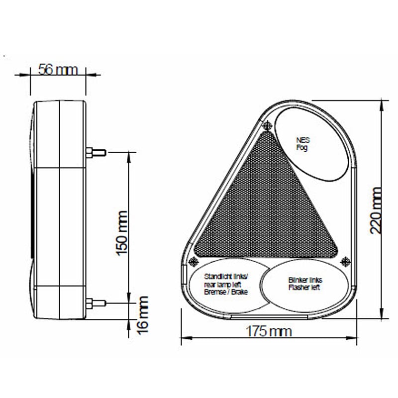 Bild von Schlussleuchte Bregenz