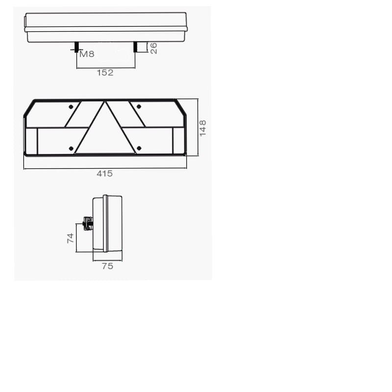 Bild von Schlussleuchte Aspöck Europoint I 