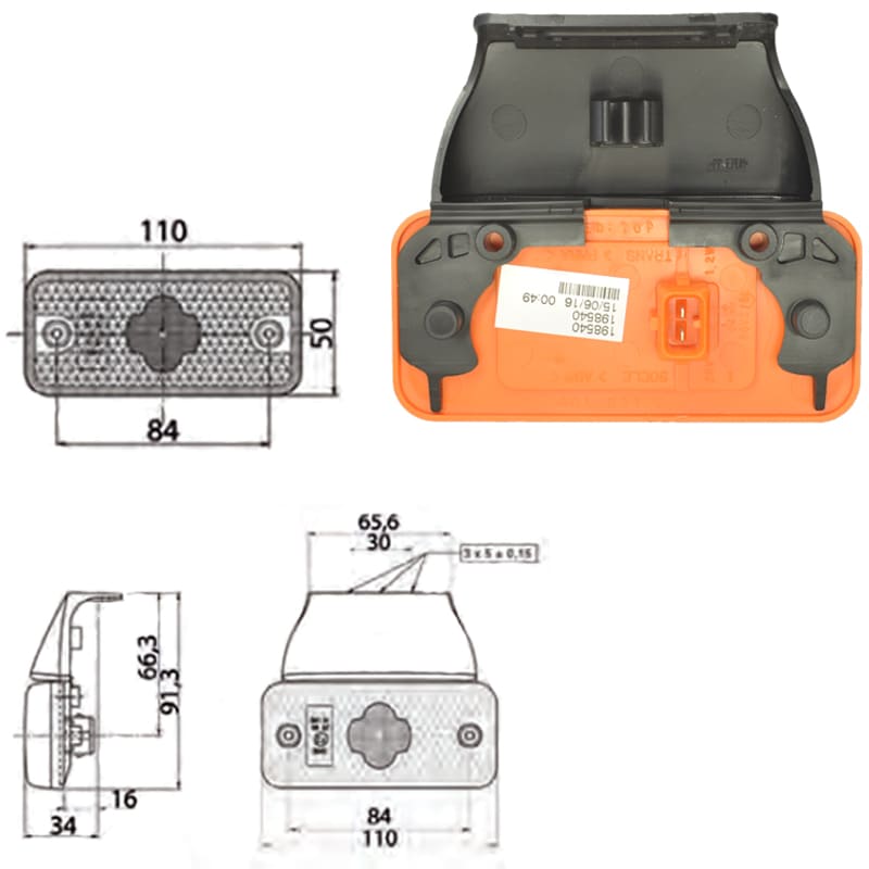 Bild von Seitenmarkierlicht Vignal