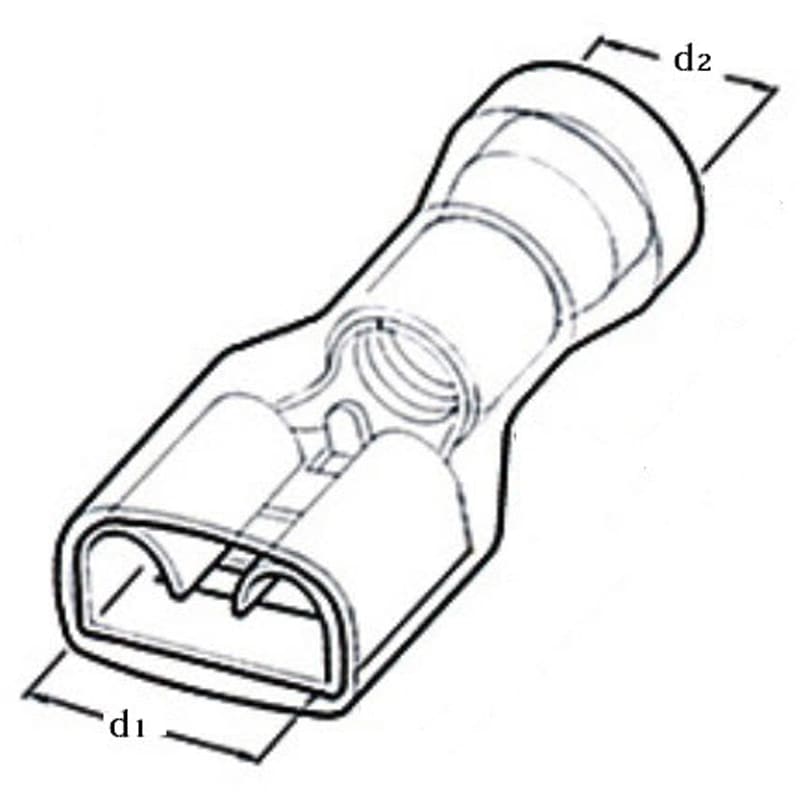 Bild von Flachsteckhülse 6.3 mm