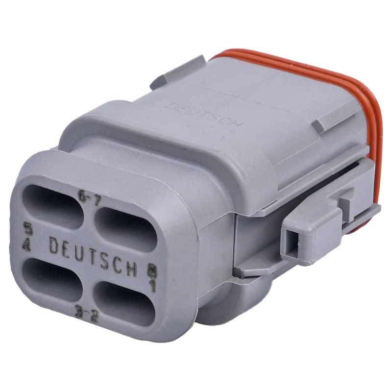 DEU Stecker 8-polig mit Adapter 