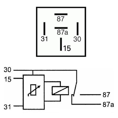 Bild von Schrittrelais 12 V 10/20 A