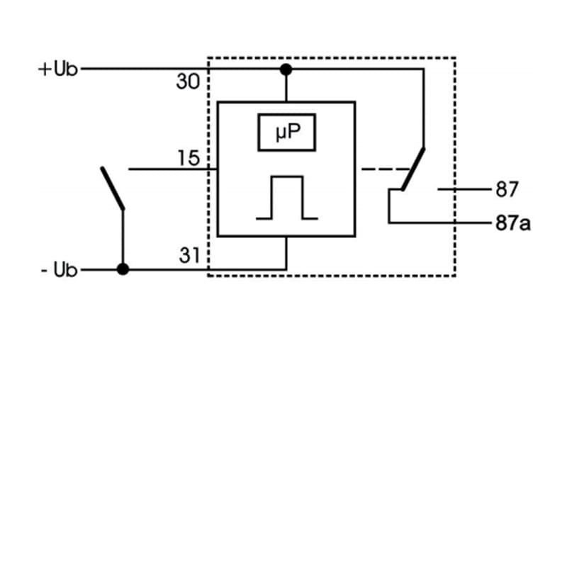 Bild von Schrittrelais negativ gesteuert 12 V 10/15 A