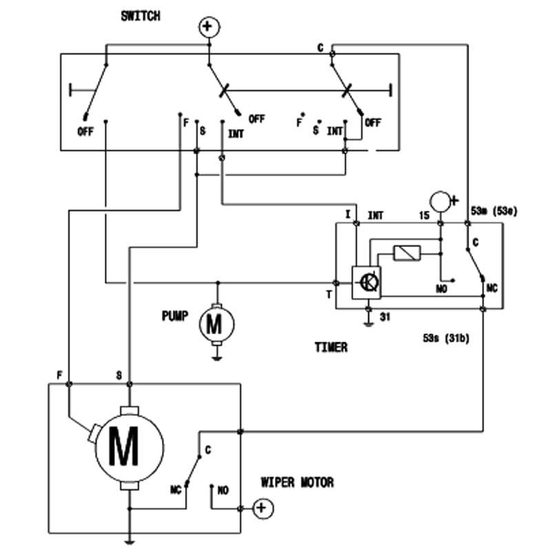 Bild von Wisch-/Waschintervallrelais
