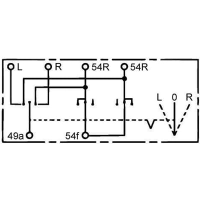 Bild von Blinkerschalter mit Kontrollleuchte