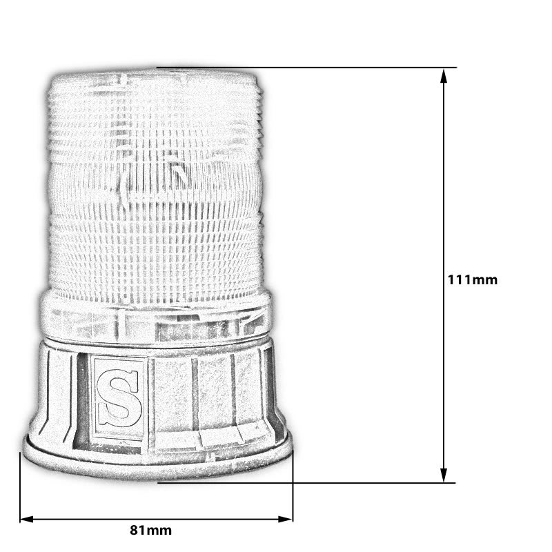 Bild von LED Mini-Blitzleuchte 10 - 30 V