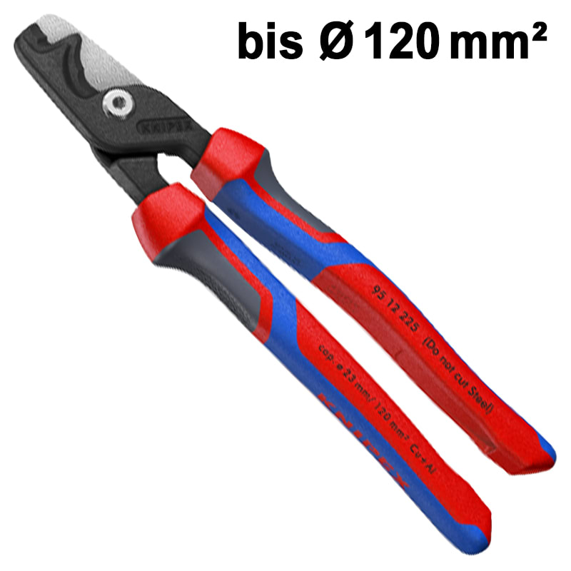 Bild von Kabelschere mit Stufenschnitt